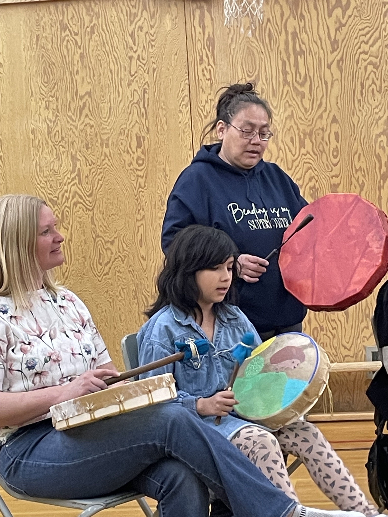 Indigenous Drum Playing