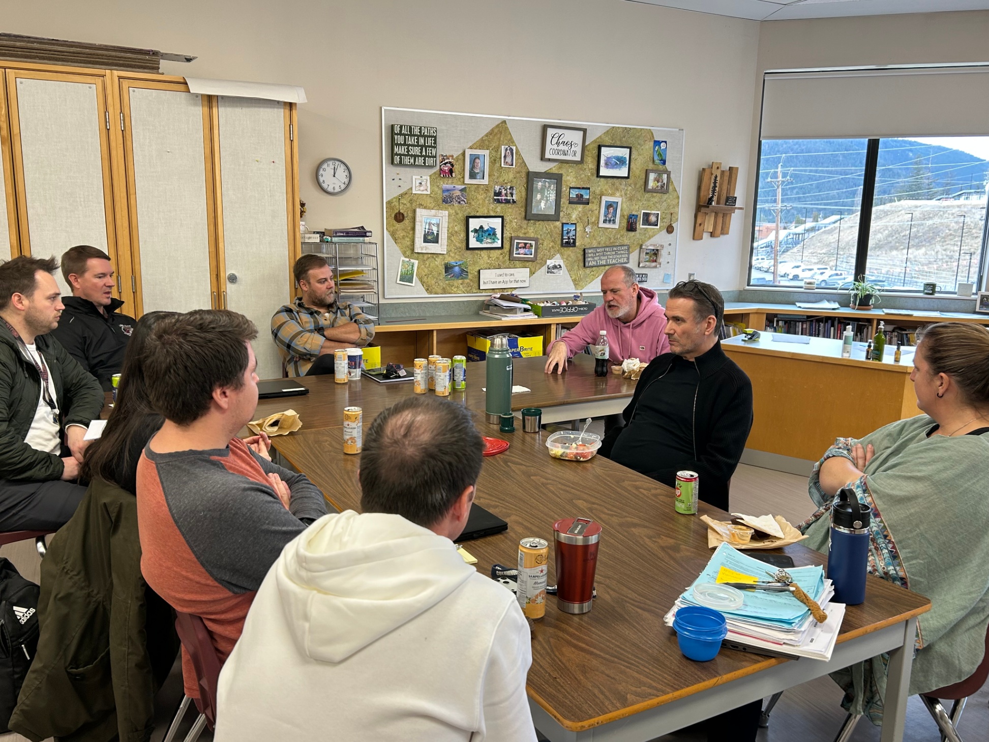 Bryan Gidinski in the High School Classroom1 Nara Riplinger