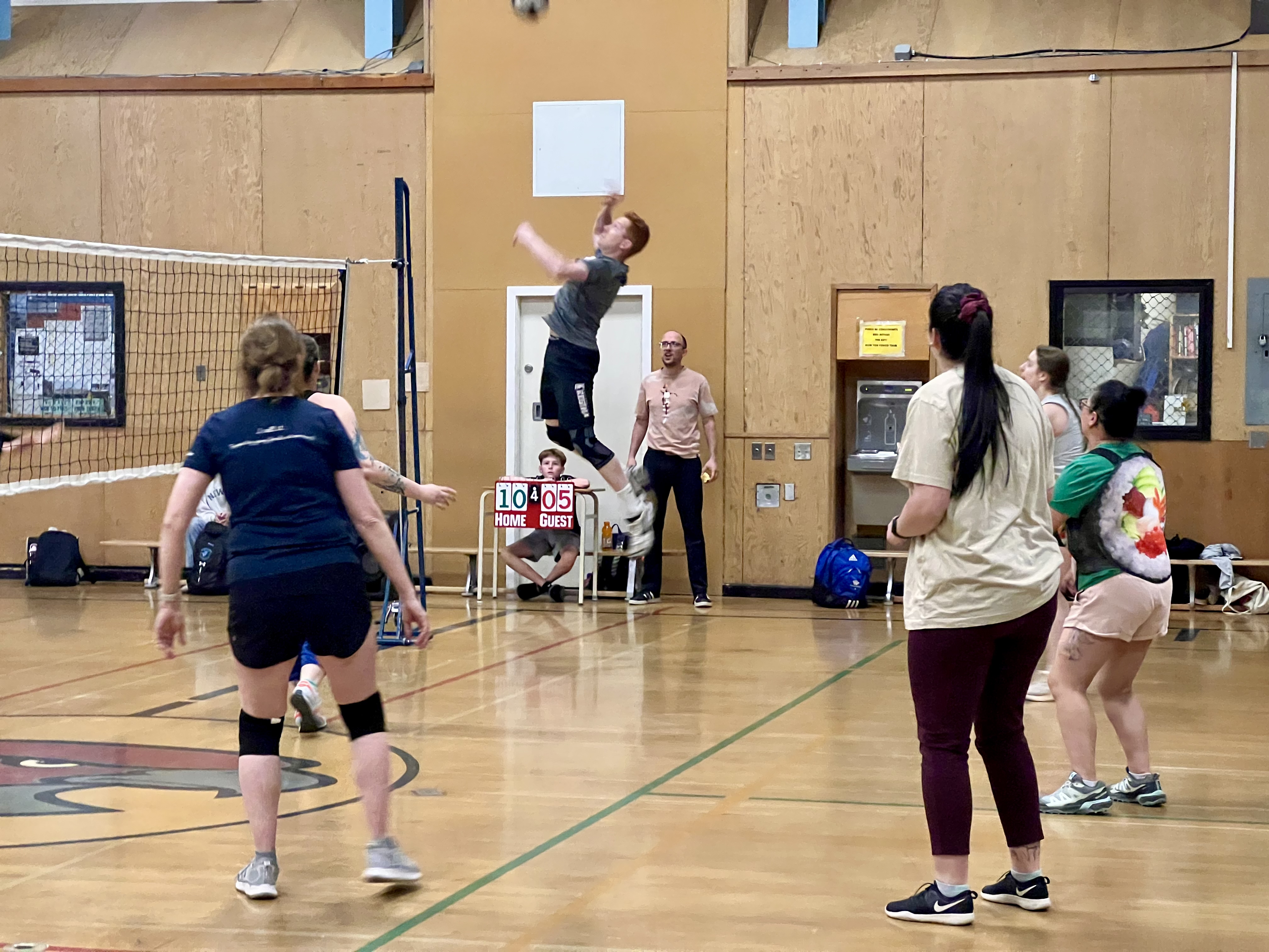 Columneetza Teachers vs. Students Volleyball Game 1