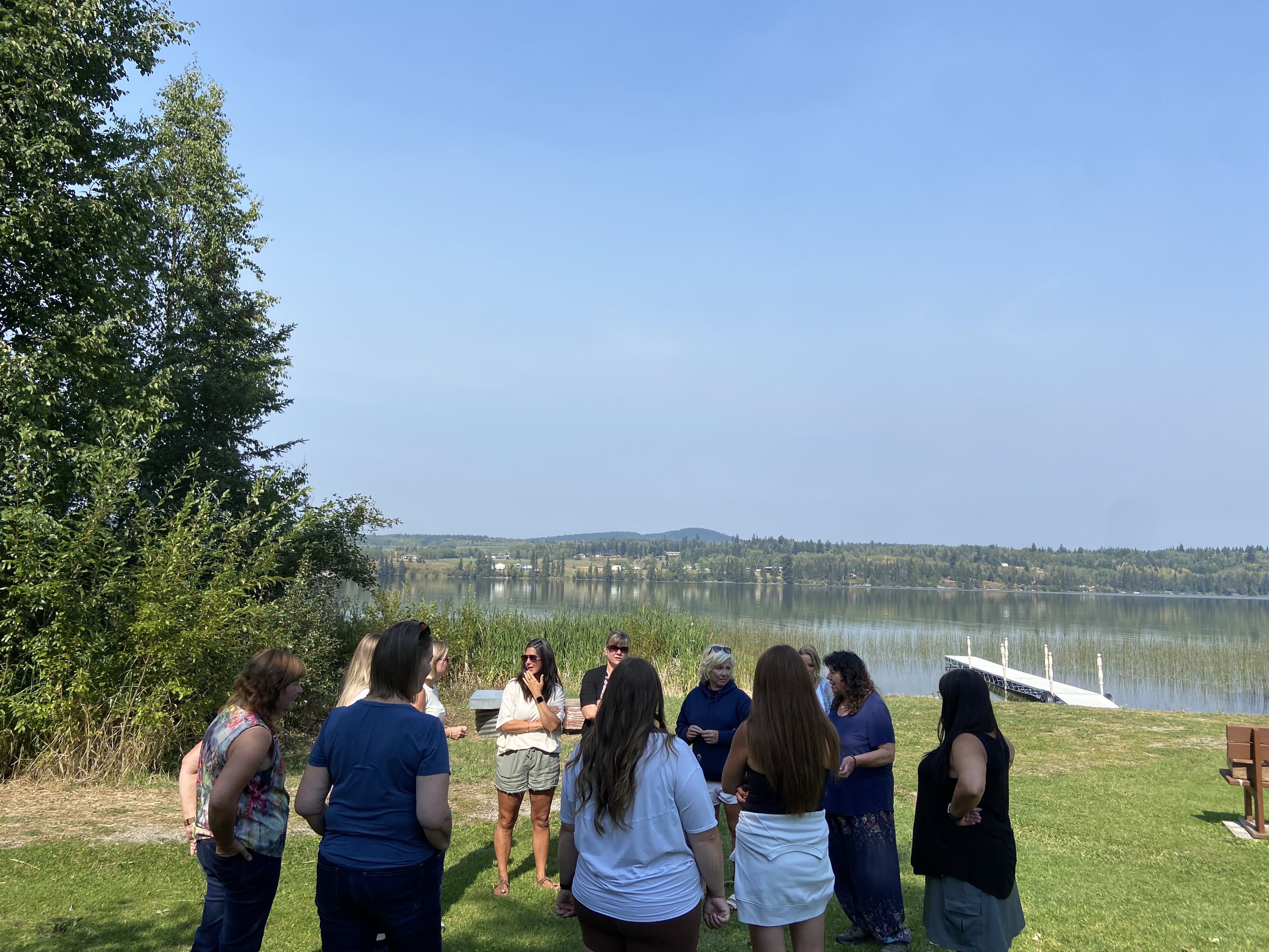 BL and Likely staff learning Sari Small
