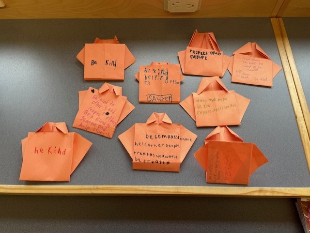 Orange Shirt day paper shirts todd routtu