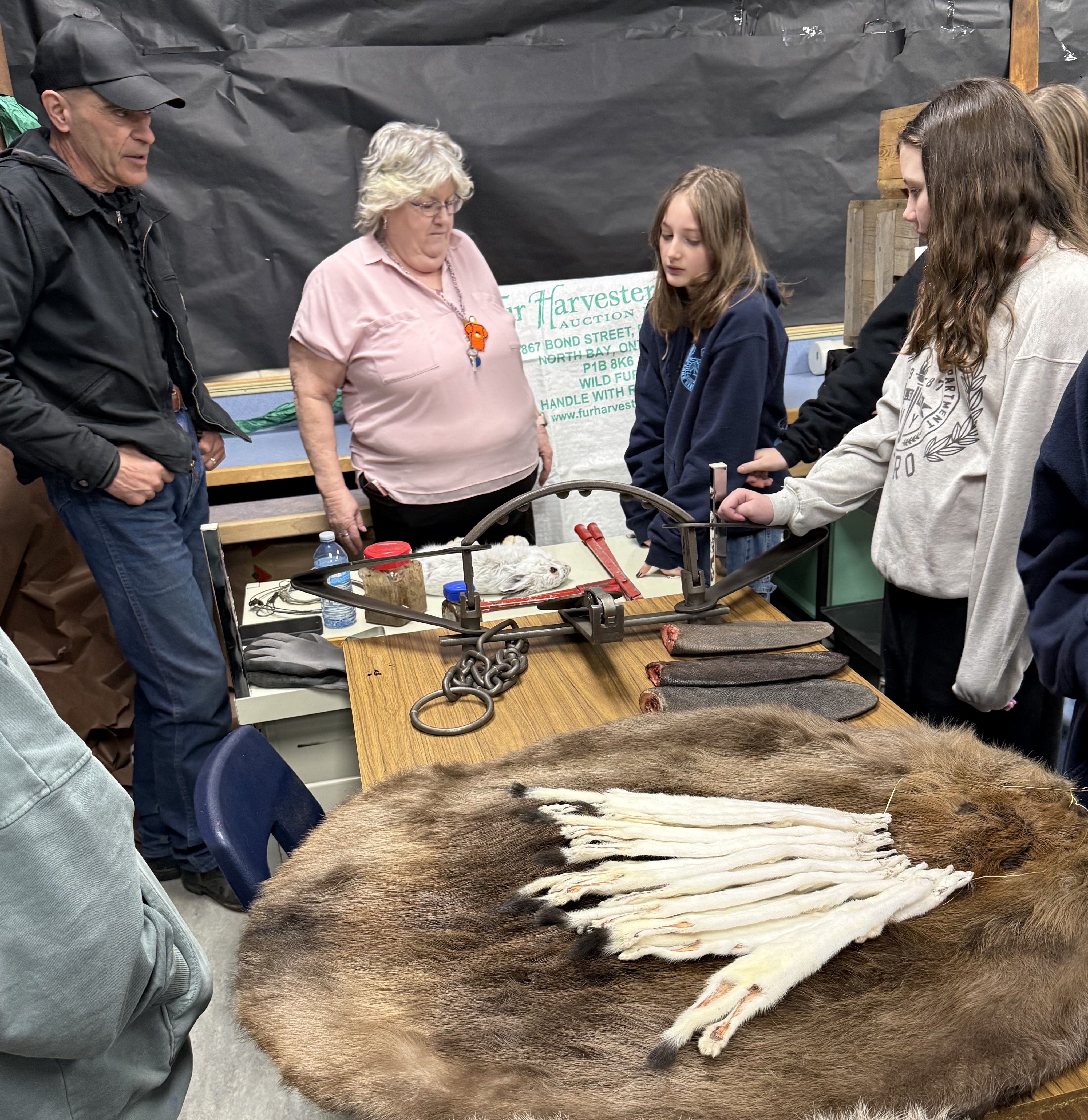 Horse Lake Students Treated to Indigenous Trapping Presentation1 Murray Helmer