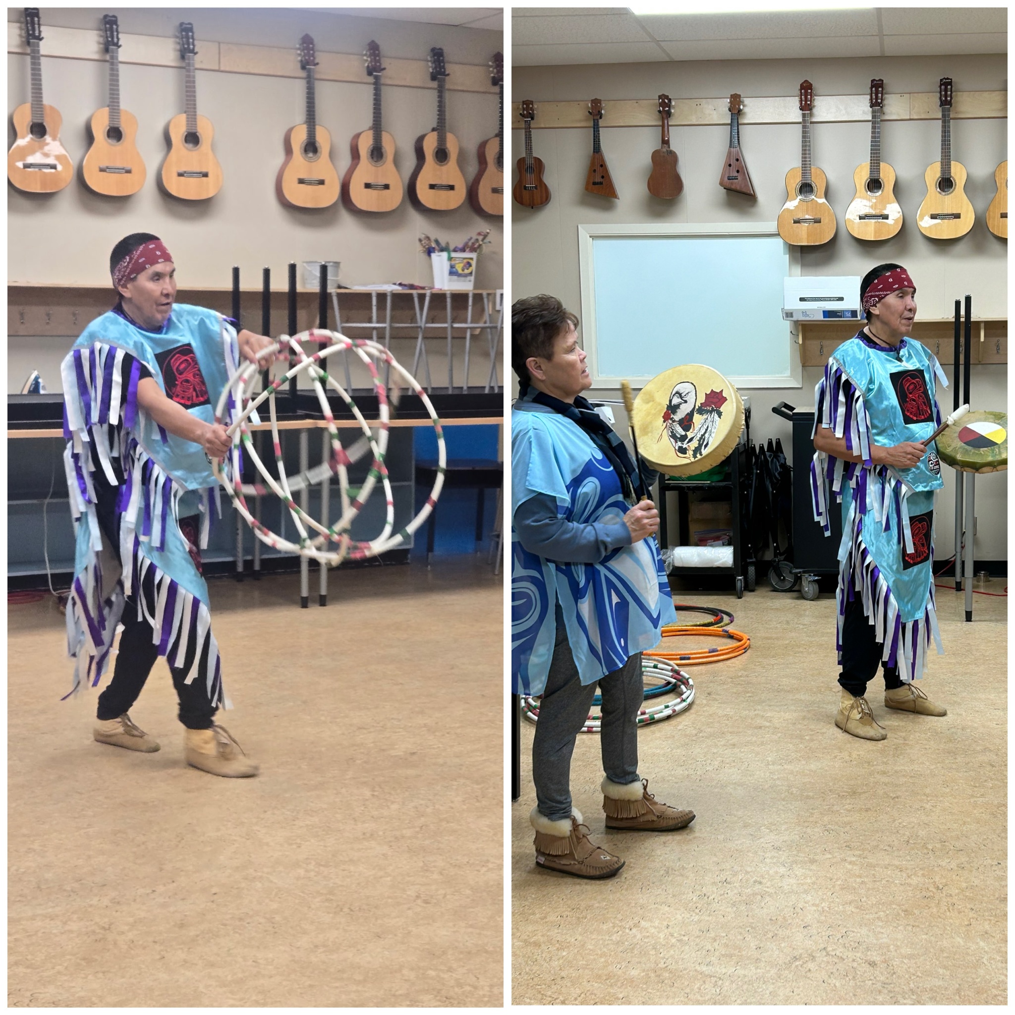 Hooping Dancing with Cataline School Resident Elders1 dwayne benvin