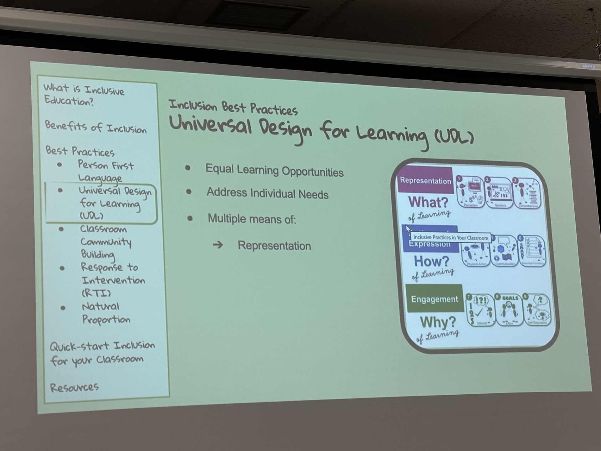 April Professional Development Focus on Inclusion