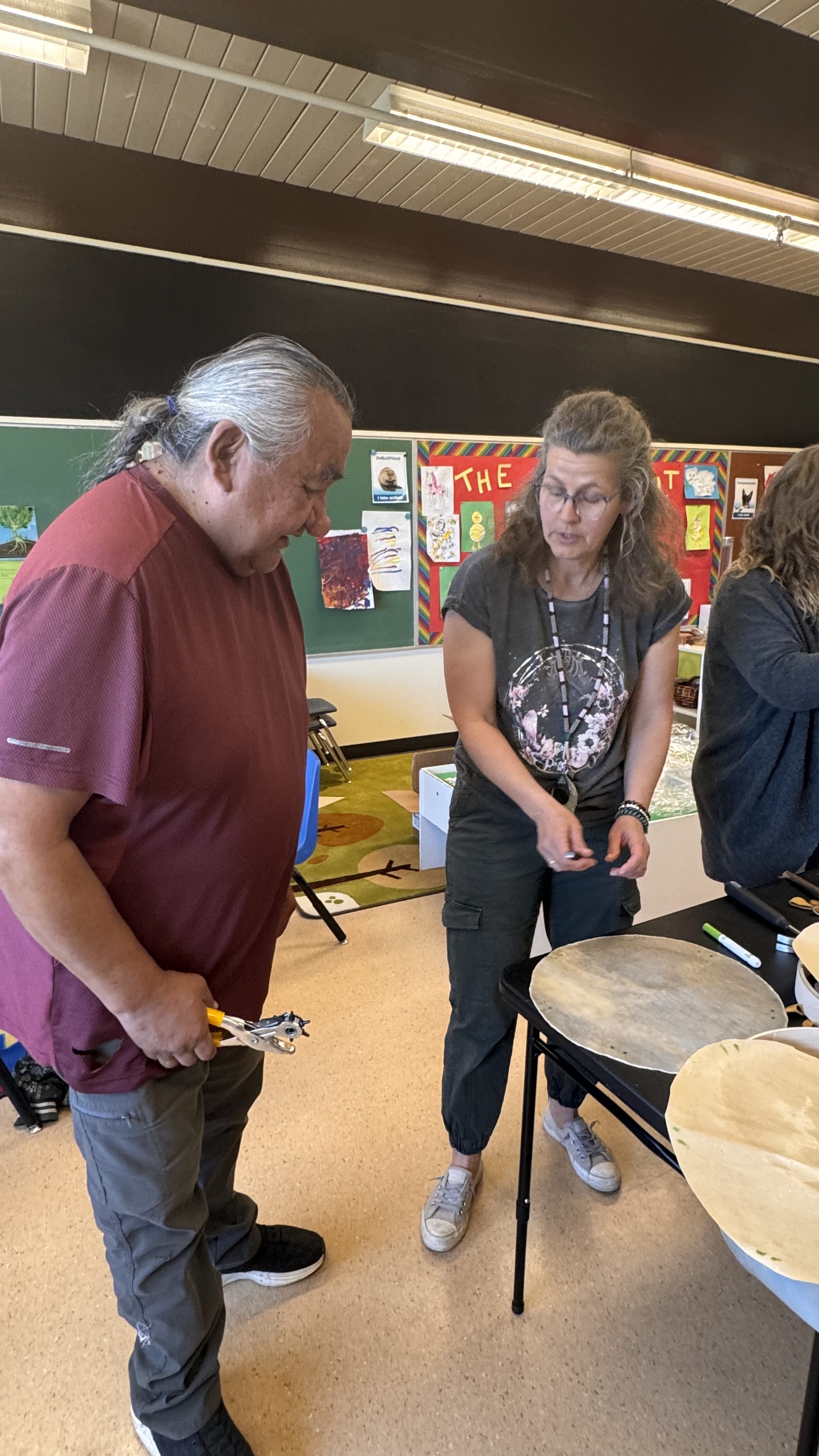 Learning Through Connection Honouring Drum Making Teachings from Tsqescen